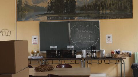 Le maire, l'école et les Ukrainiens