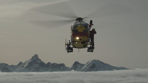 100 jours avec les secours en hélicoptère