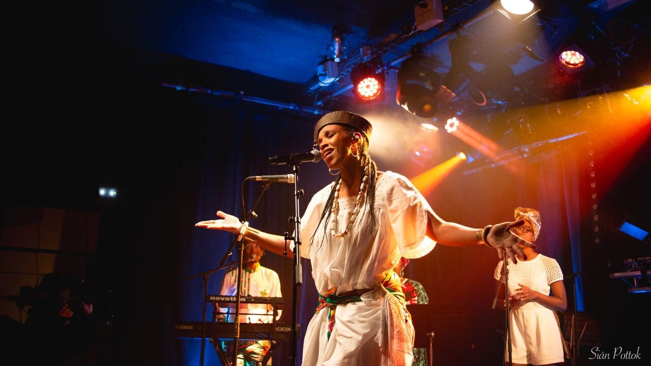 Célia Wa au festival le mois kréyol