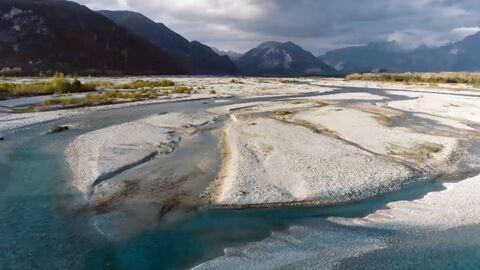 Le fleuve Tagliamento, le roi des Alpes