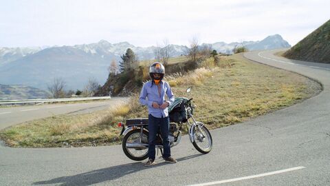 Laurent dans le vent