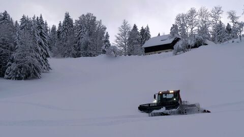 Les bénévoles du chasse-neige